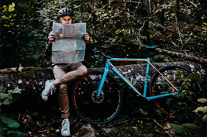 Cyklist i Småland