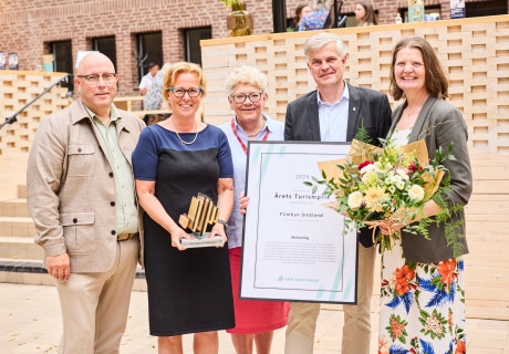 Representanter från Filmbyn med Helene Berg och ordförande