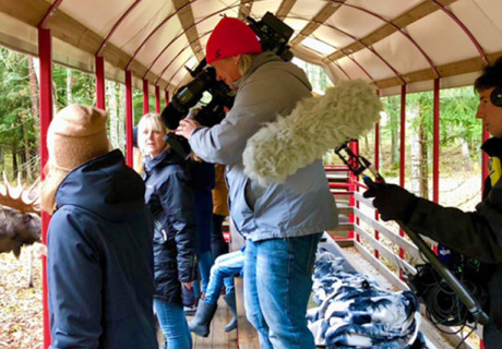 tv inspelning älgpark