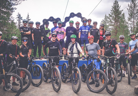 Cyklister i Trysil Bike Arena